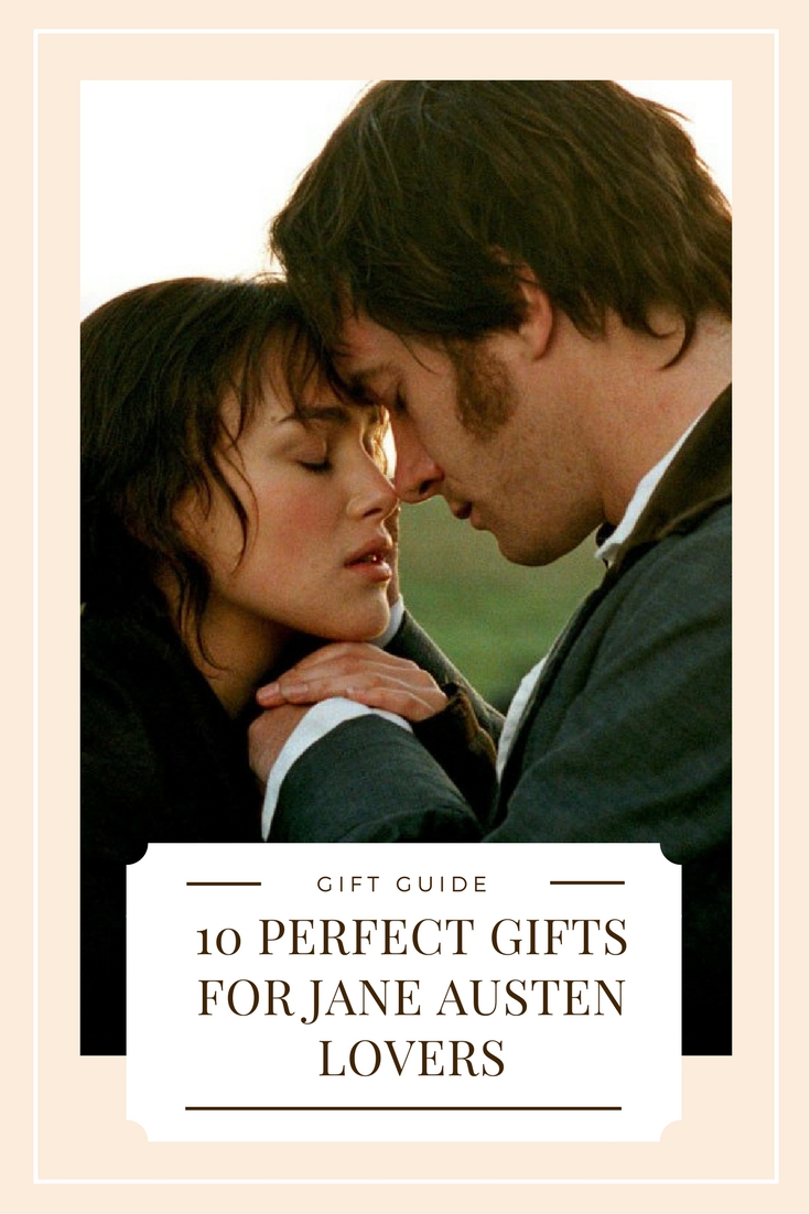Movies, jewelry, t-shirt and candles are just a few of the items on this list of favorites gifts for Jane Austen fans!