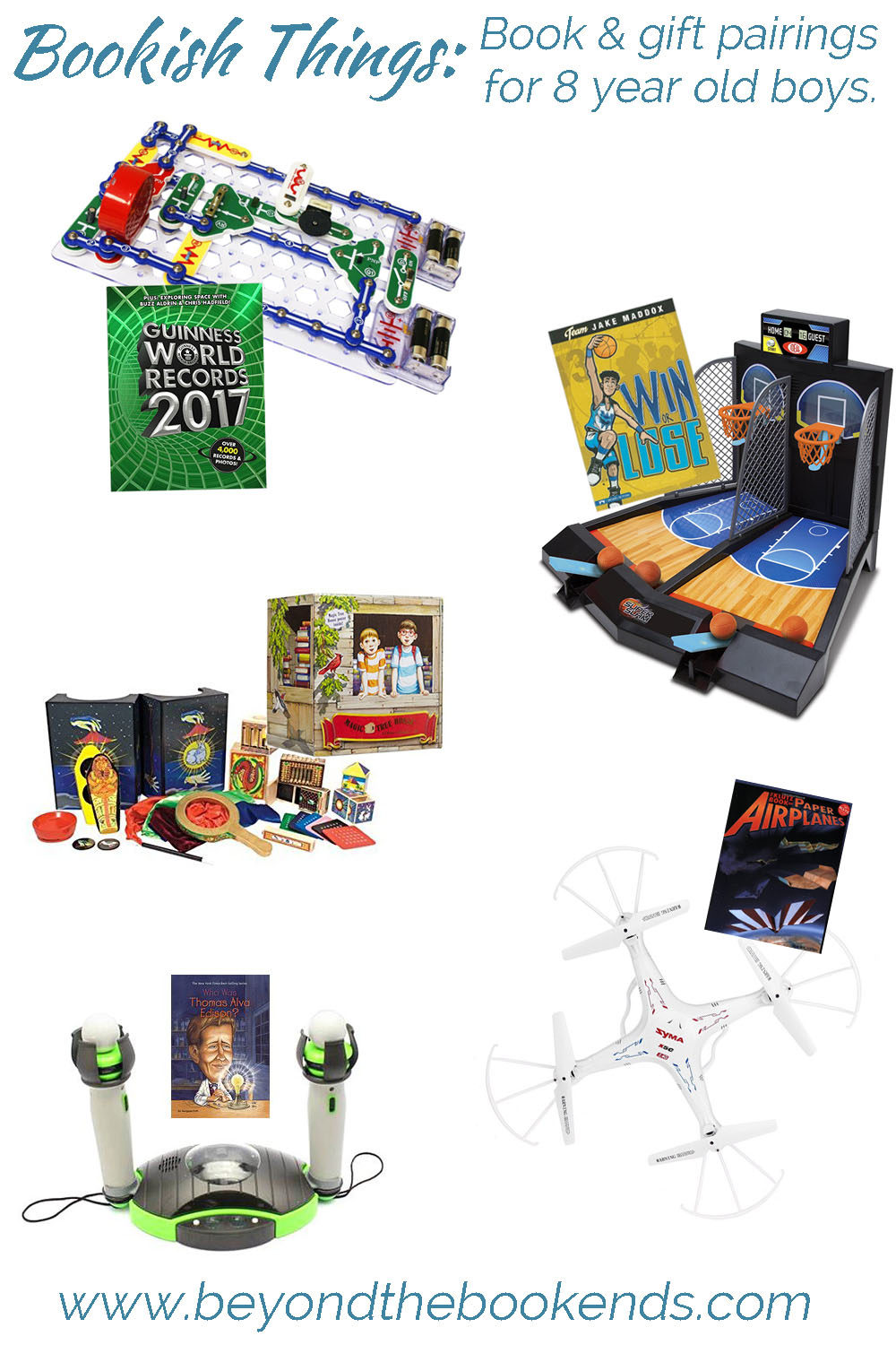 Bookish Things: Book & Gift Pairings for 8 Year Old Boys