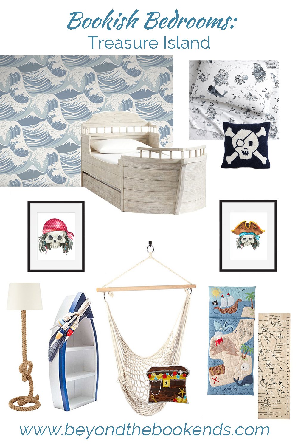 Treasure Island Pirate Bedroom for your first mate!