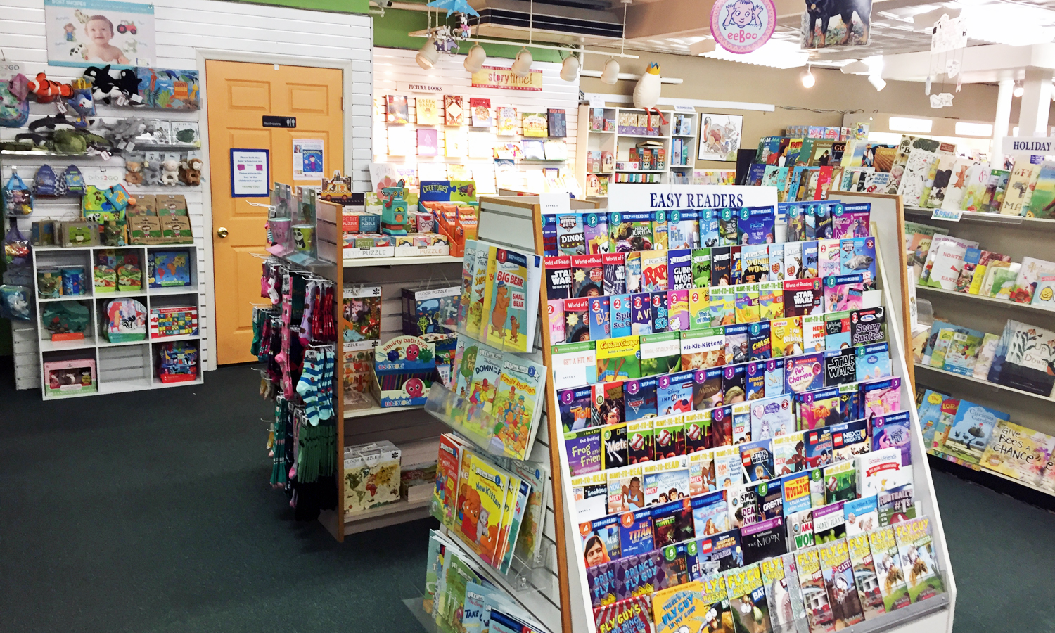 The kids section at this store is huge - its actually in multiple rooms!