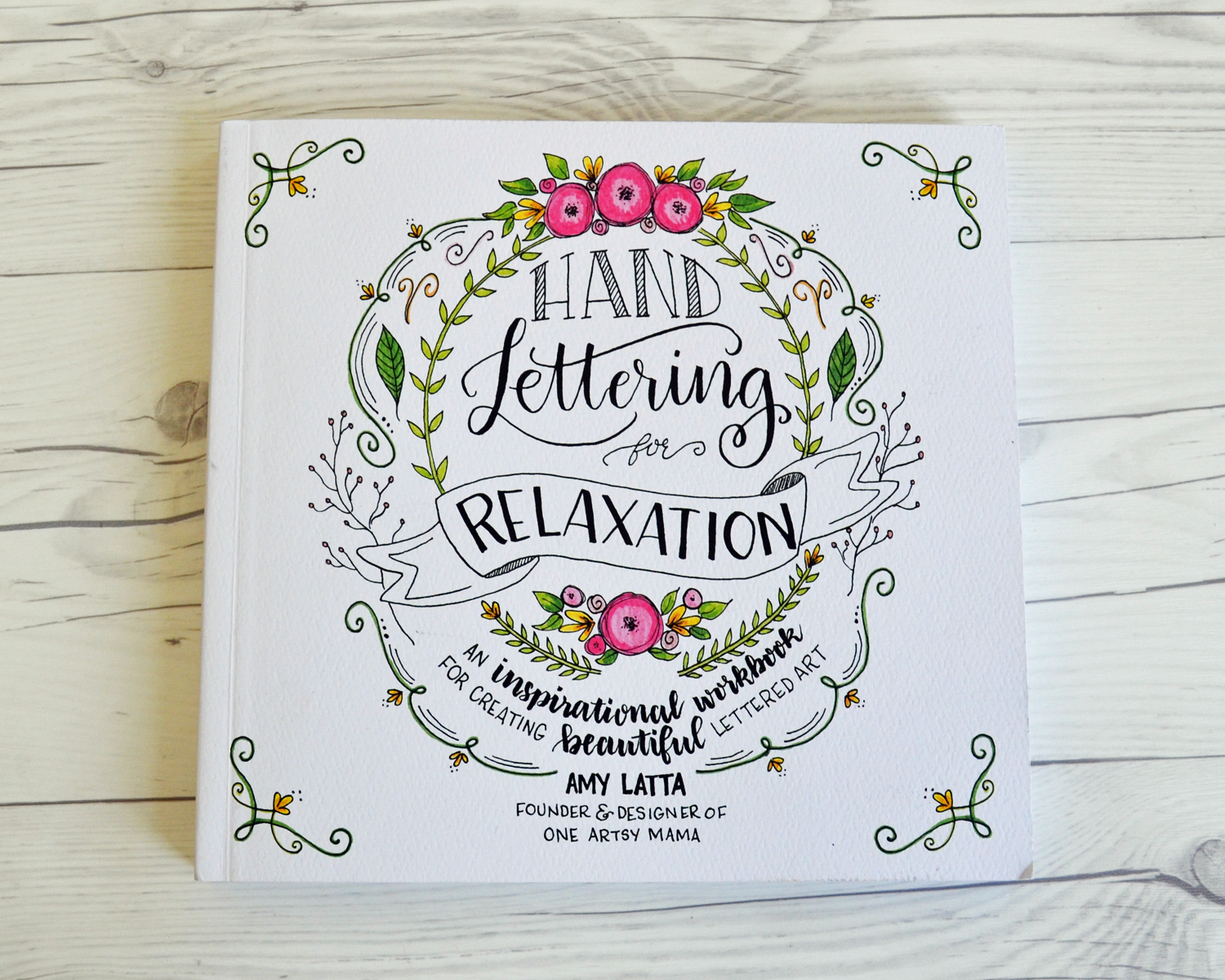 Hand Lettering for Relaxation by Amy Latta