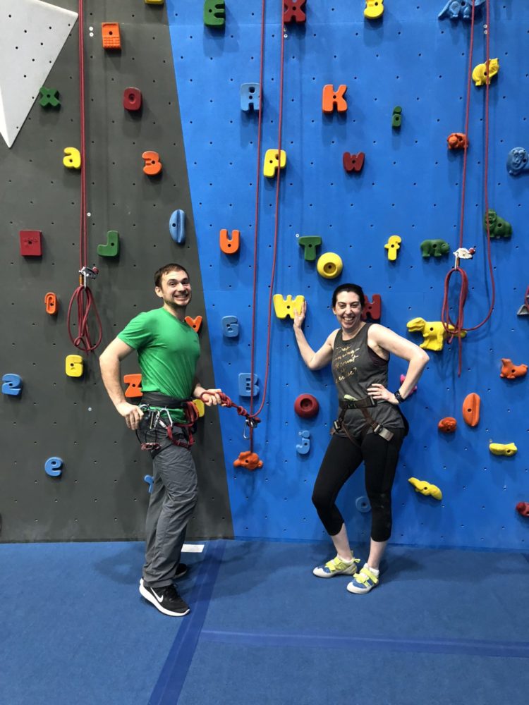Incredible instructors at Gravity Vault in Radnor, PA