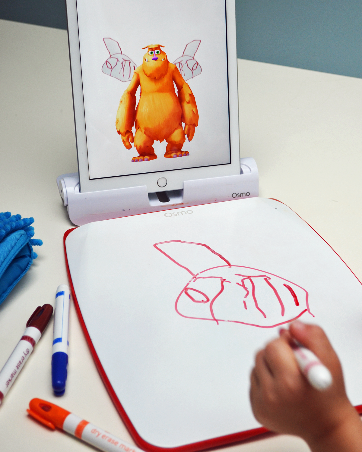 Osmo Monster a tactile drawing game that marries your doodle with technology.