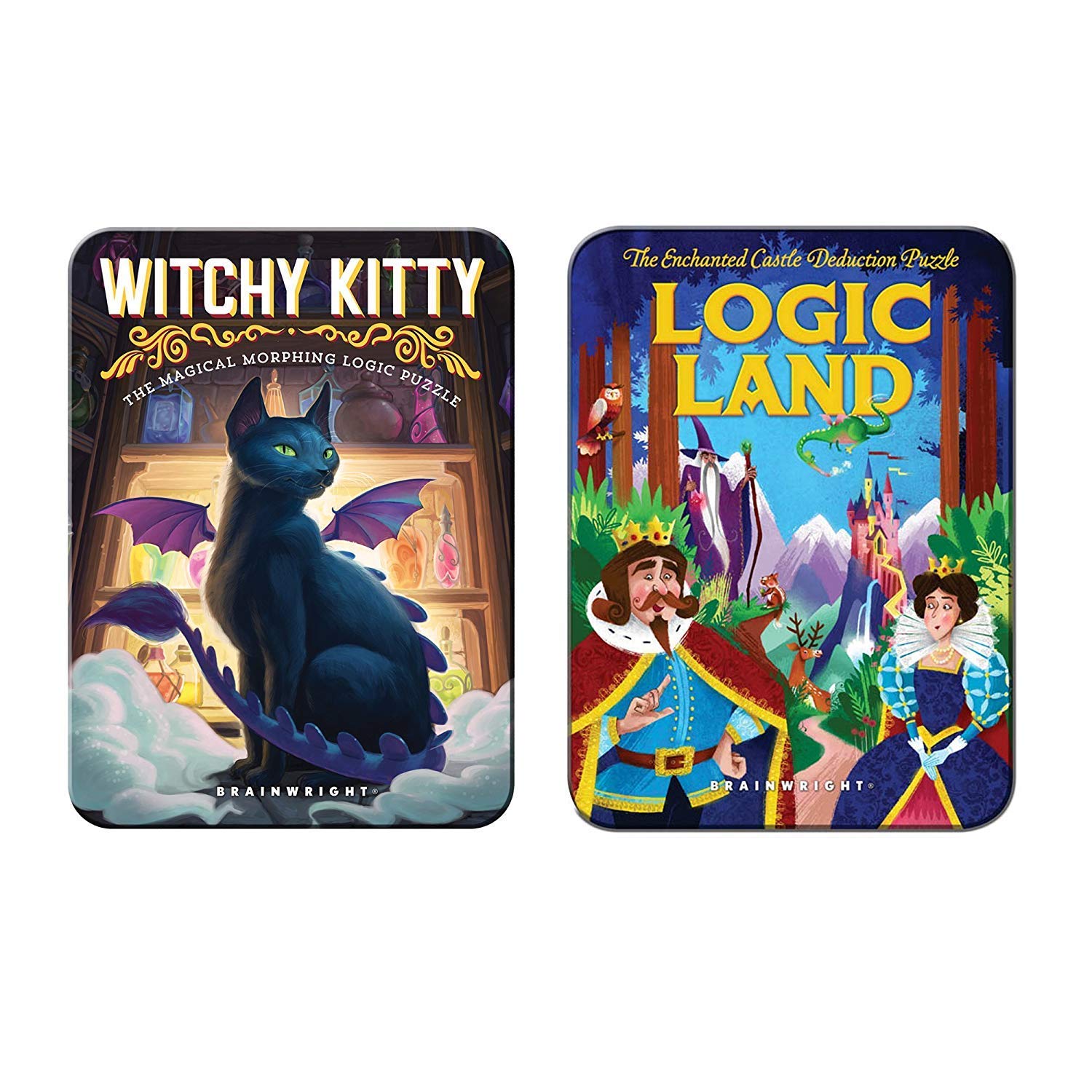 Logic Land and Witchy Kitty travel logic puzzles