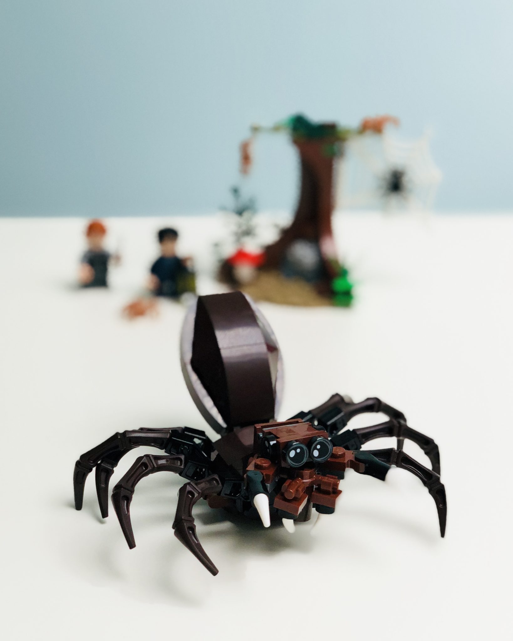 Aragog made entirely out of Lego!