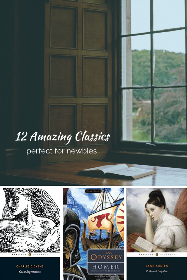 Are you a newbie to literary classics? We rounded up a dozen stories so good, you'll get hooked on the genre right away! Dickens, Austen, and Homer all make the cut.