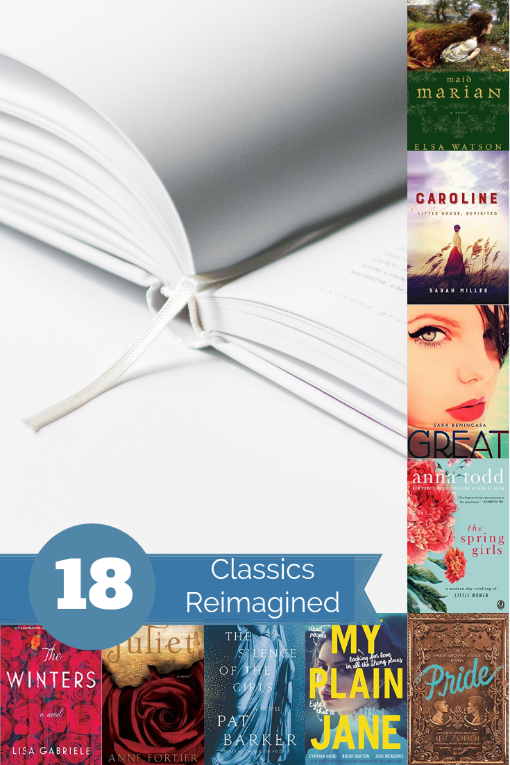 The Great Gatsby, Little Women, Little House on the Prairie, Rebecca, Jane Eyre and other classic novels have all been reimagined by modern authors. Sink your teeth into one of these classic book retellings!