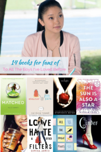 To all the Boys I've Loved Before is a rare gem that is great both on the screen and in print. We have 14 books for fans of this great trilogy. So grab a pen and take these down! Perfect for a spring break read or any other time too!