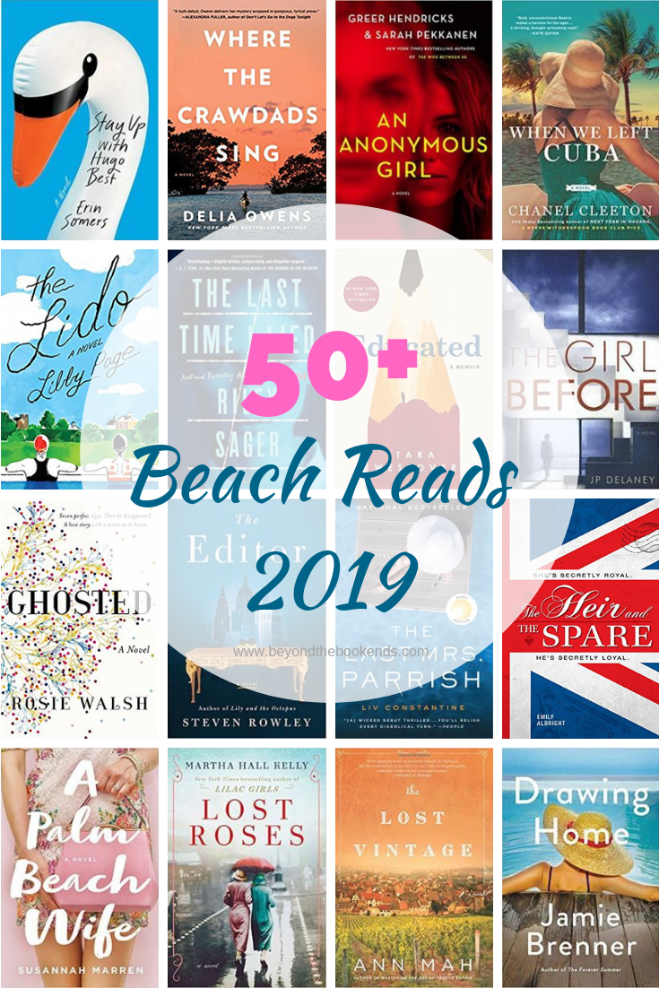 Need a book for Memorial Day Weekend? This EXTENSIVE list of books are all perfect for the beach! From fiction to thrillers, YA to romance, and everything in between, this 2019 Ultimate Beach Reads list has over 50 books to enjoy this summer.