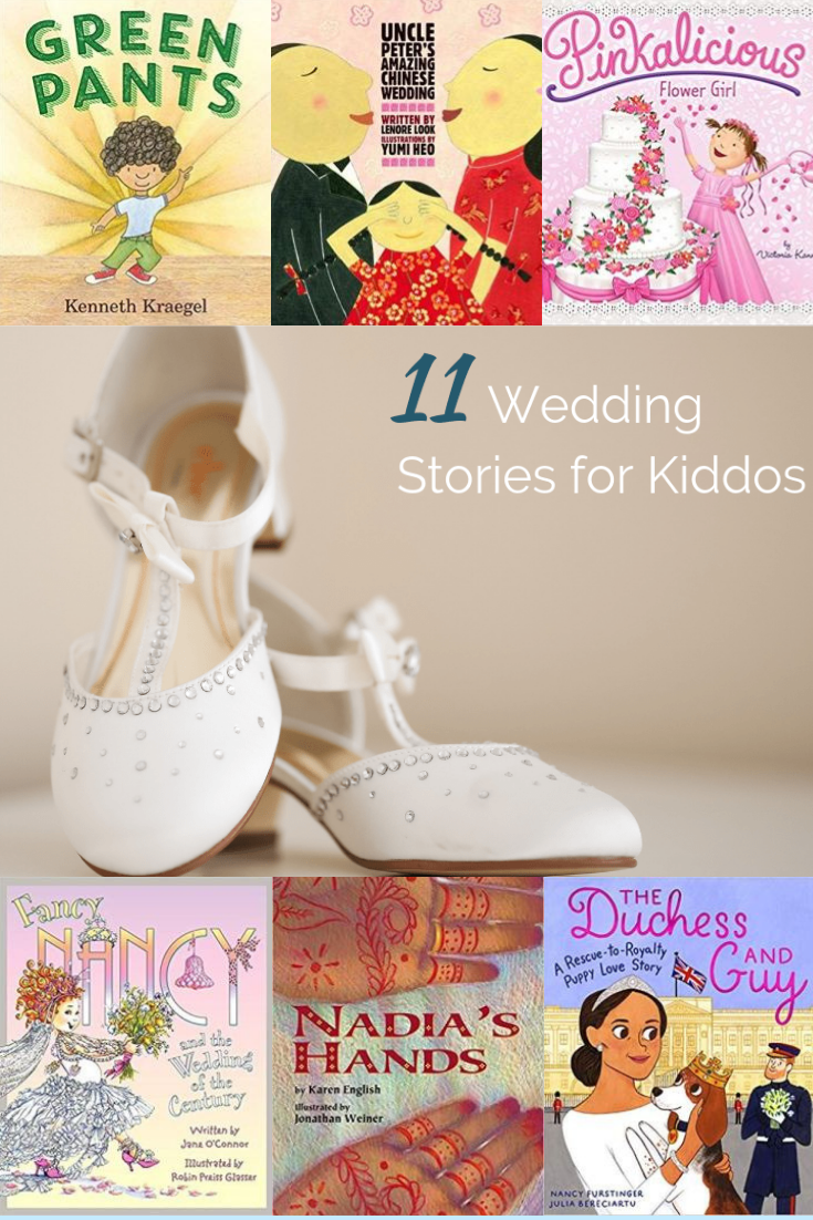 11 wedding stories for kids! Perfect gifts for your flower girls and ring bearers. Pinkalicious, Fancy Nancy, and more!