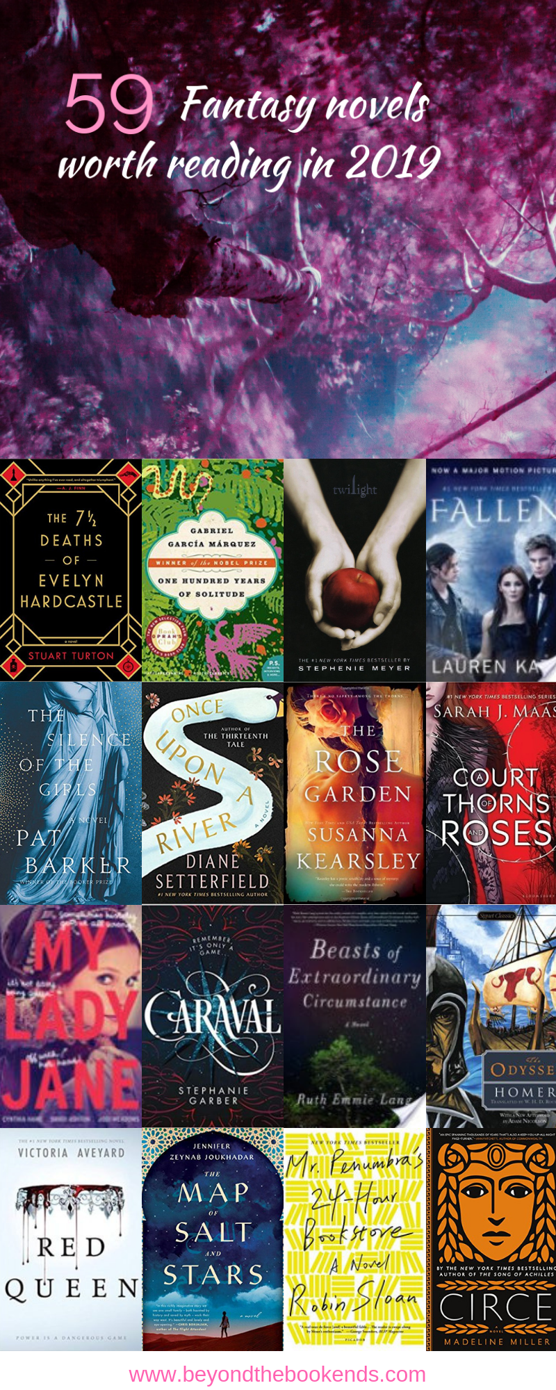 Looking for fantasy fiction reads? Whether you want to read magical realism, vampire romance, books about the gods, or historical fiction fantasy, this extensive list of 59 books has you covered. Find the perfect fantasy reads for 2019!