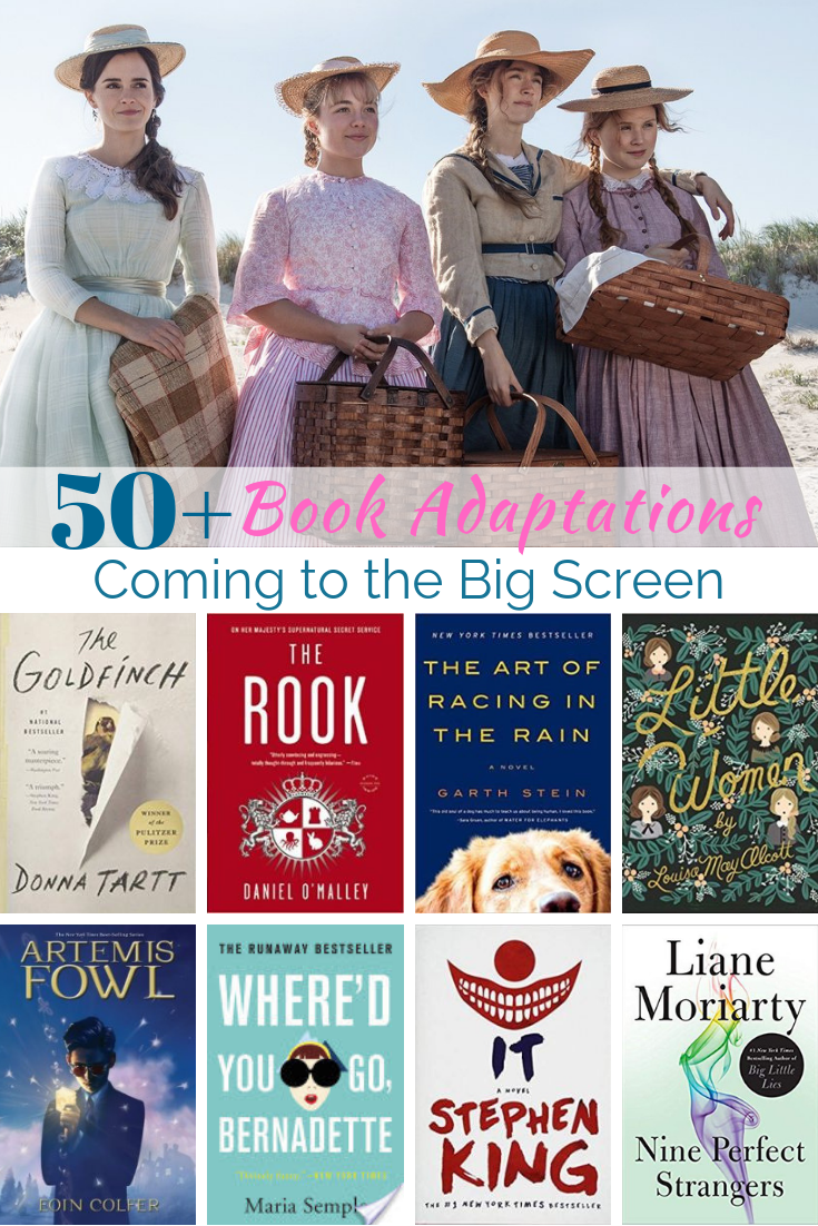50+ Book adaptation coming to the big screen in 2020 and beyond!