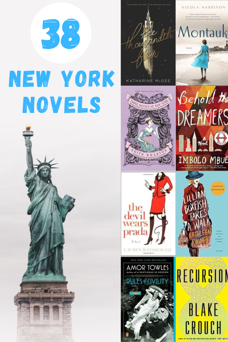 38 Amazing Novels set in NYC. Classics, Middle Grades, Historical Fiction, Fantasy and more!