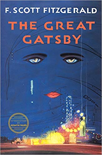 The great Gatsby and more books with a blue cover