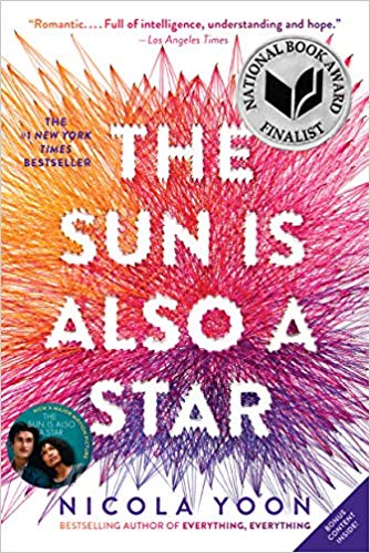 National Book Award finalist The Sun is Also a Star by Nicola Yoon  and the best YA romance books to indulge in now