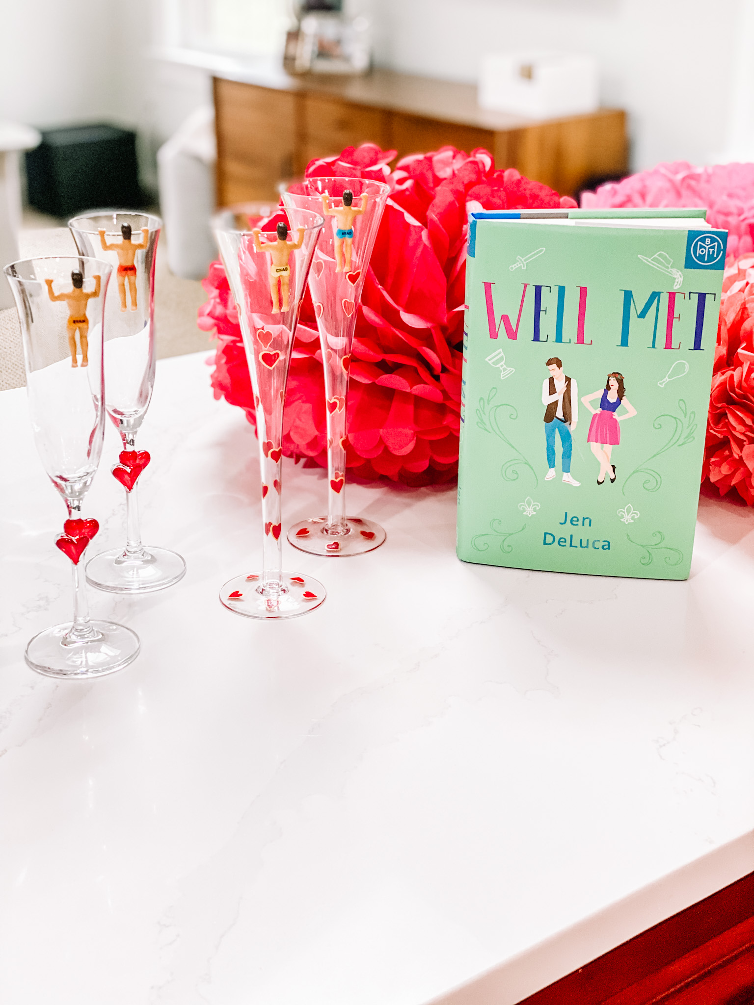 A naughty book club and the cutest drink markers ever.