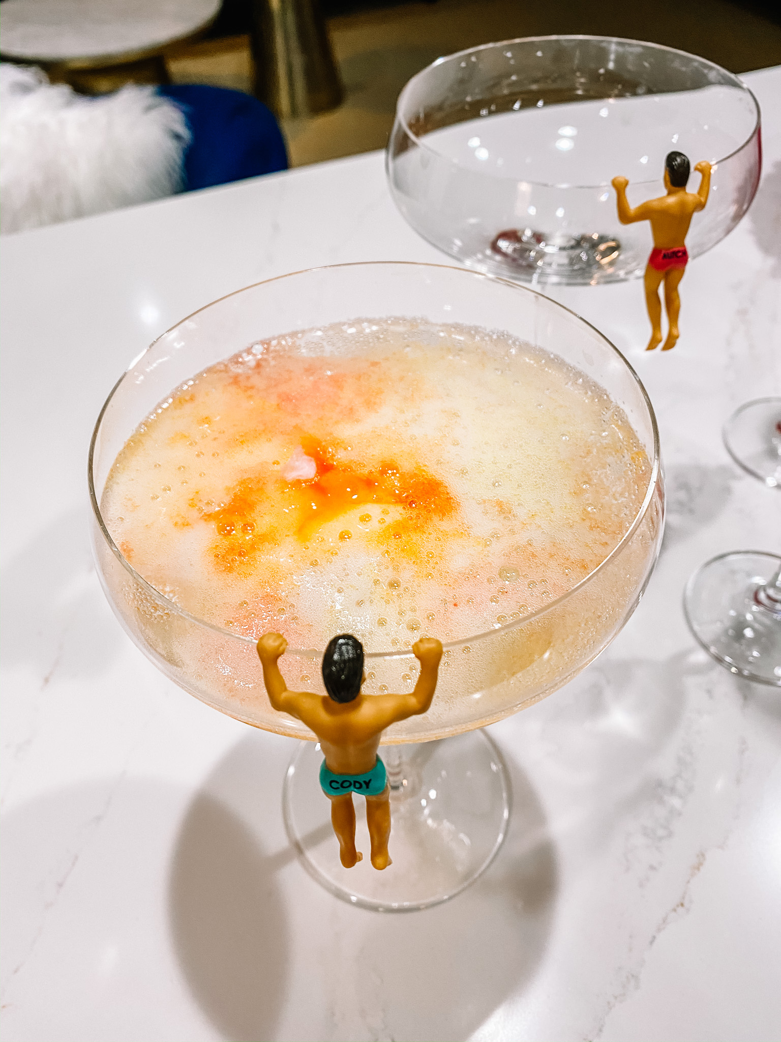 A fizzy cocktail for your next book club.