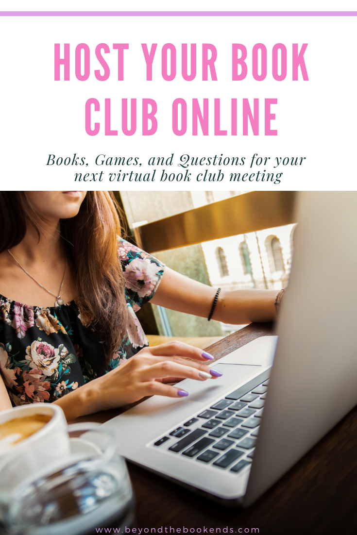 Social distancing? Take your book club meeting online! We teach you how to host a virtual book club and provide you with book recs, game suggestions and discussion questions. #socialdistancing #onlinebookclub #togetherapart