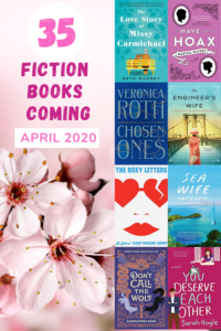 Such great Fiction coming April 2020. Missy Carmichael, Roxy Letter and the Chosen Ones by Veronica Roth are just a few.