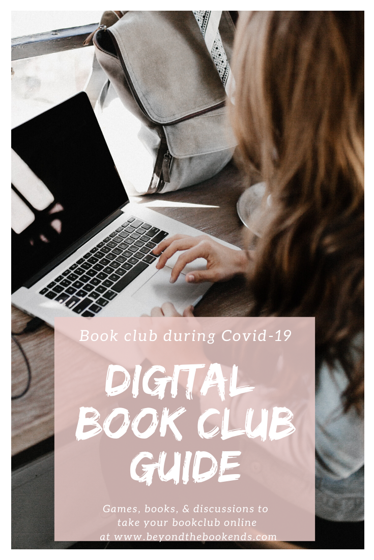 Still want to have book club while quarantining? We make it easy and fun with book recs, discussion questions, and even virtual activities to theme around your books! #togetherapart #onlinebookclub #virtualbookclub