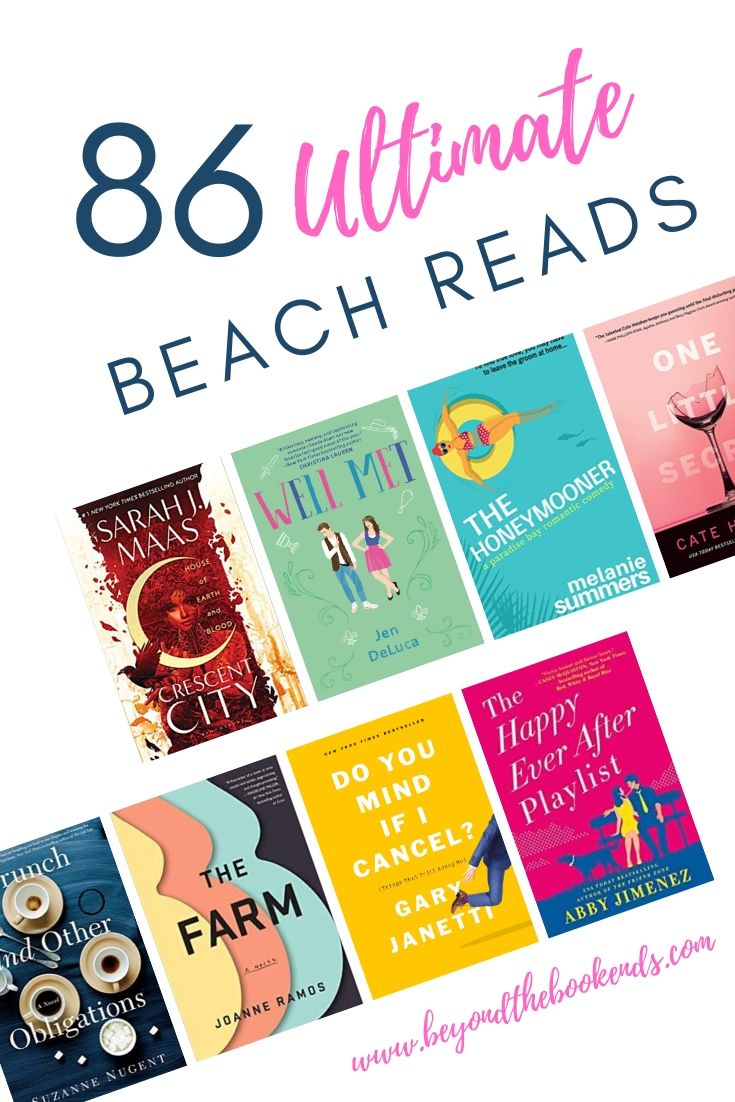 Incredible beach reads for summer 2020, from favorite authors like Jennifer Weiner, Cynthia Hand, Sally Rooney, Sarah J. Maas and more.