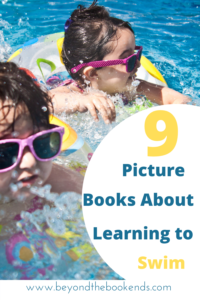 Summer is here and so is our list about learning to swim. Do you have a hesitant swimmer? We have the perfect list to encourage your little one to take the plunge. #booksaboutswimming #learntoswim #summerreads #poolreads