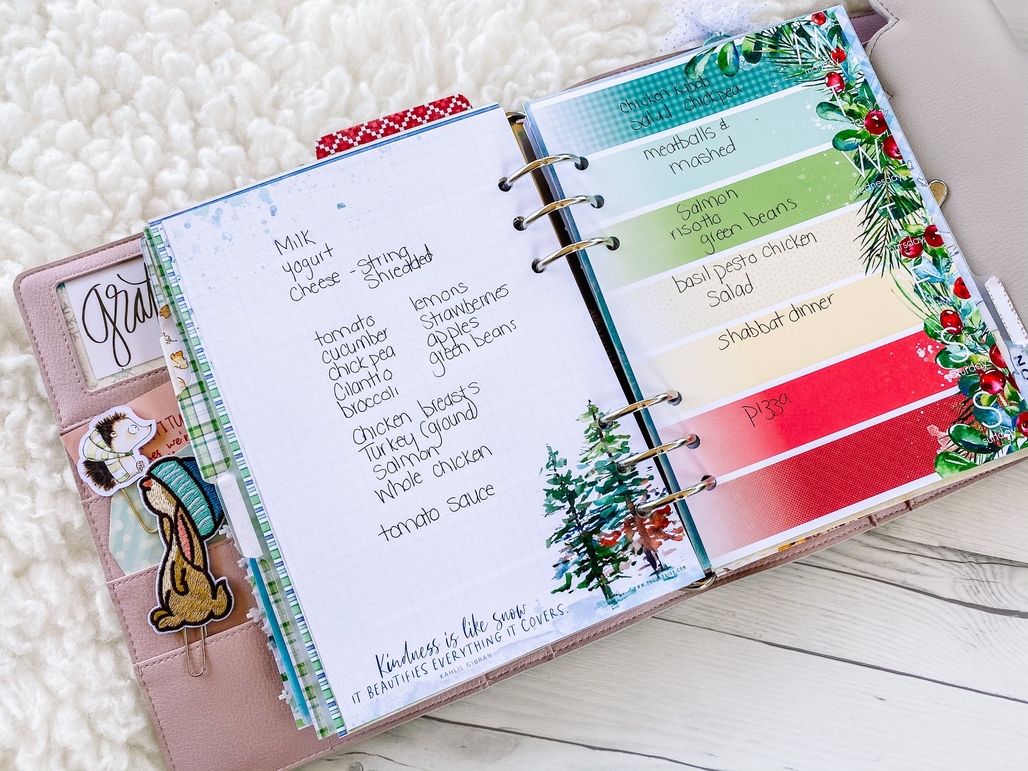 Cocoa Daisy Meal Planner