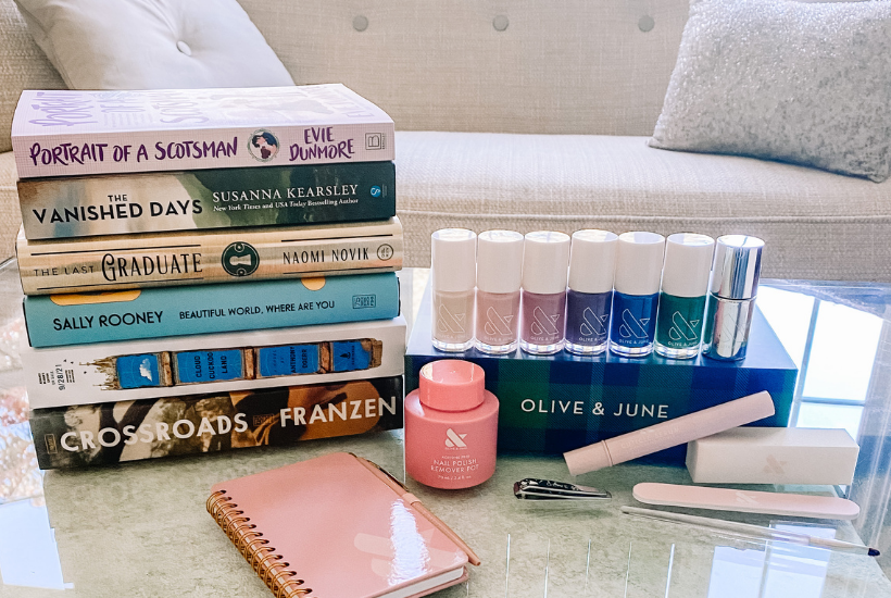 The Best Fall 2021 Books and Olive and June colors to match.