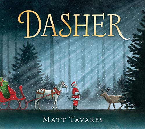 Dasher and more of the best Christmas books for kids.