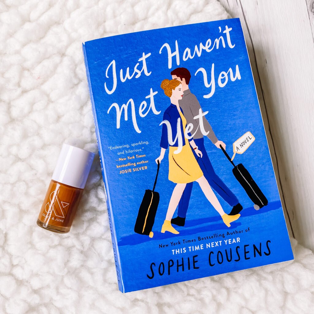 Olive & June Winter 2021 Collection and Must-Read Novel Pairings 9 Caramel Budino and Just haven't Met you Yet by Sophie Cousins and more great pairings for your mani book club