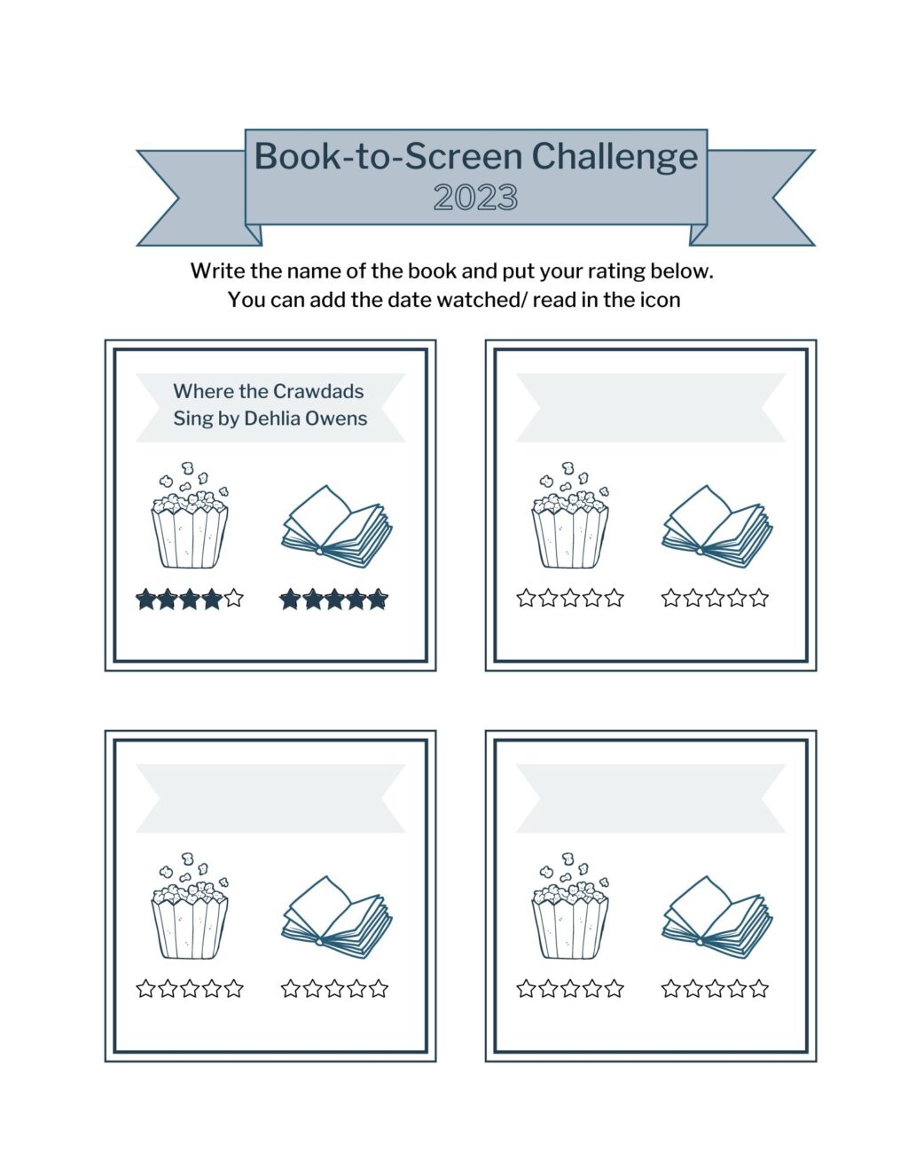 book to screen image
