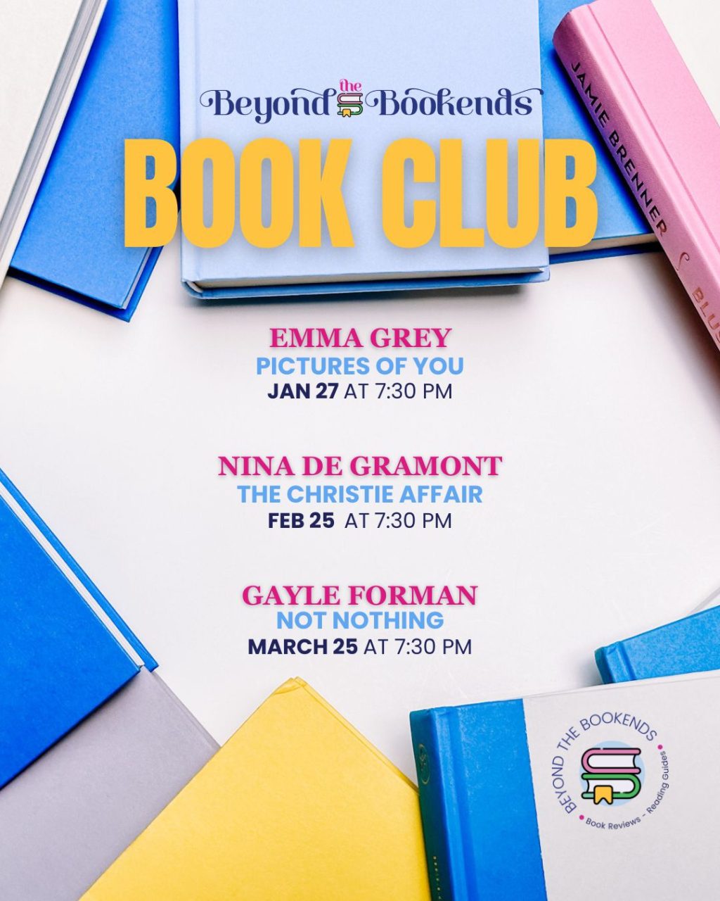 Register for Exclusive Membership 3 Winter 2026 Beyond the Bookends Book Club