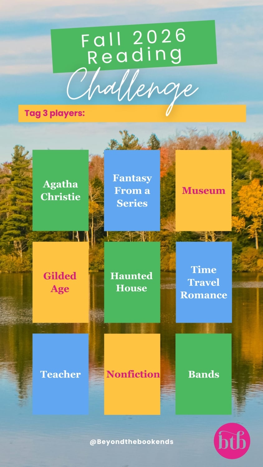 Fall 2026 Reading Challenge 2 Fall Reading Bingo 2026